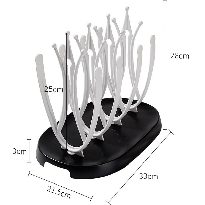 Babyflaskor torkställ kopp rengöring torktumlare dränering förvaringsställ trädform rack för babyflaskor avtagbar yhz 030