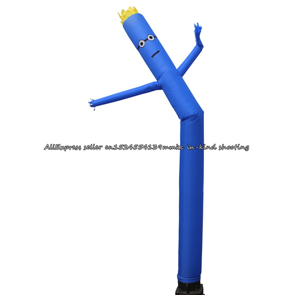 NUOVO 20ft 6 M Air Dancer Sky Dancer Tubo Gonfiabile Cielo Burattino Tubo Uomo Burattino Vento di Halloween Gonfiabile (No ventilatore): Minions-Blue