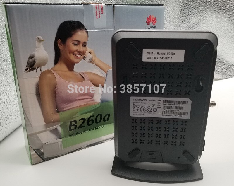 Desbloqueado Huawei b260a 900/2100 Mhz 3G pasarela inalámbrica Huawei B260A 3G enrutador