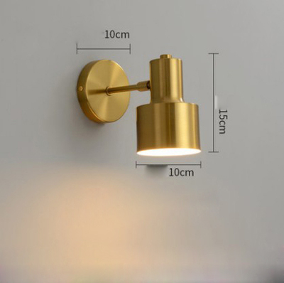 Nordisk/gylden væglampe soveværelsesindretningslamper til/stue/spisestue/væglampe i glas led-væglampe belysning til stue: < 2700k / Hvid