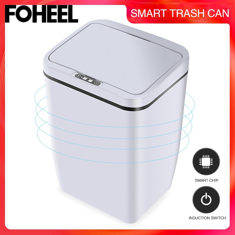 Smart affaldsdåse automatisk berøringsfri sensor køkken og badeværelse toilet affaldsåbningssensor miljøvenlig affaldsspand