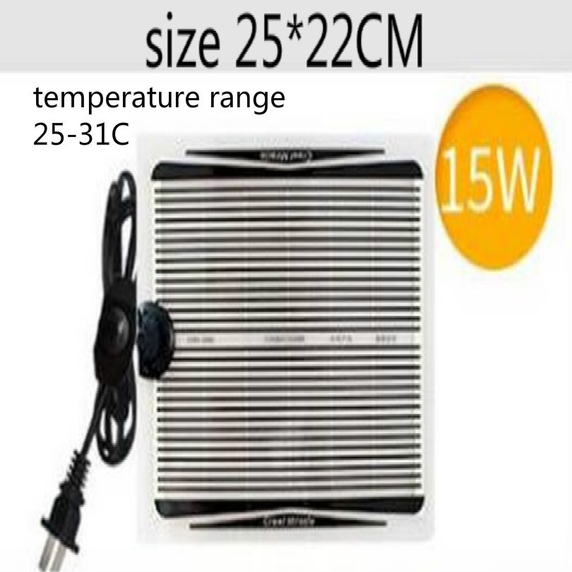 220v 5w-35w temperature range 25-34c reptile heat mat pet heat mat heating pad heating mat: Scarlet