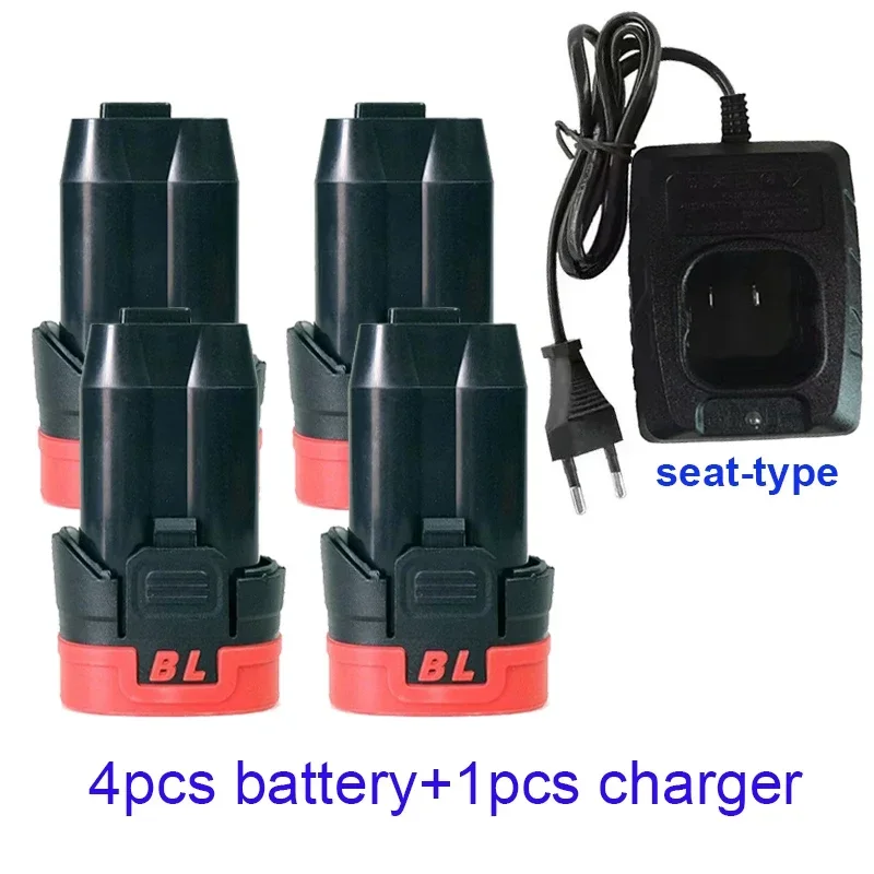 16,8 V 3,0 Ah li-ionbatterij geschikt voor borstelloze handboormachines, huishoudelijke elektrische schroevendraaiers, draadloze klopboormachines tikken: Chocolade