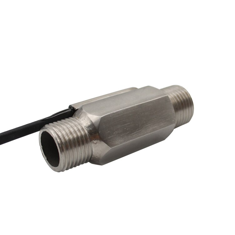 Reed Water Flow Sensor 4 External Teeth Water Flow Sensor 304 Stainless Steel Water Flow Sensor