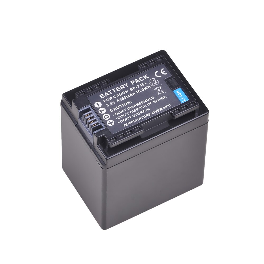 Chargeur Double USB Pour Batteries Canon BP727/718/745/709 - Compatible Caméscopes VIXIA HF R300, Charge Automatique