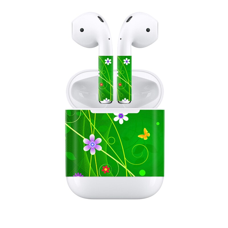 Mode Vinyl Stickers voor AirPods Skin Siliconen Case voor AirPods Skin Decal Beschermende Cover Wraps: 0270