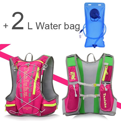 Vrouwen Running Rugzak Waterfles Houder Waterdicht Voor Telefoon Trail Fanny Pack Running Sport Marathon Hydratatie Camping Bag: gele kleur