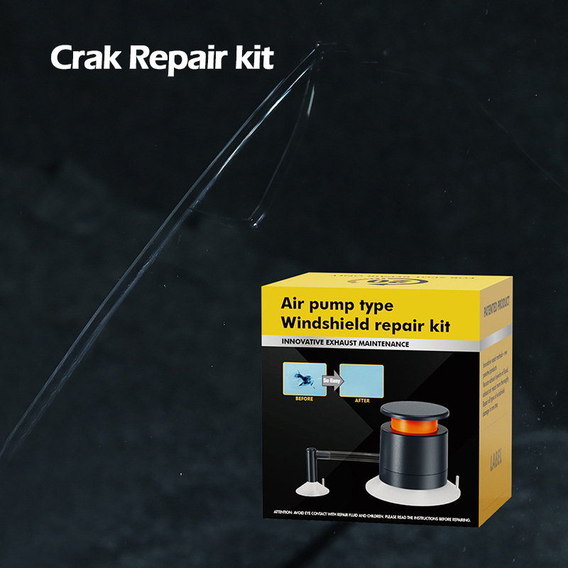 Reparationssæt til bilrude, glasrestaureringsmiddel, gør-det-selv-vinduer, reparationsværktøj til revner i forruden, lim til glas, bilforsyninger: Hvid