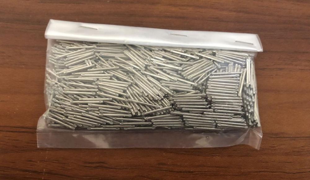 1000x Doble Gjenget Pins for Urremmer - Stål - Reparasjonssett