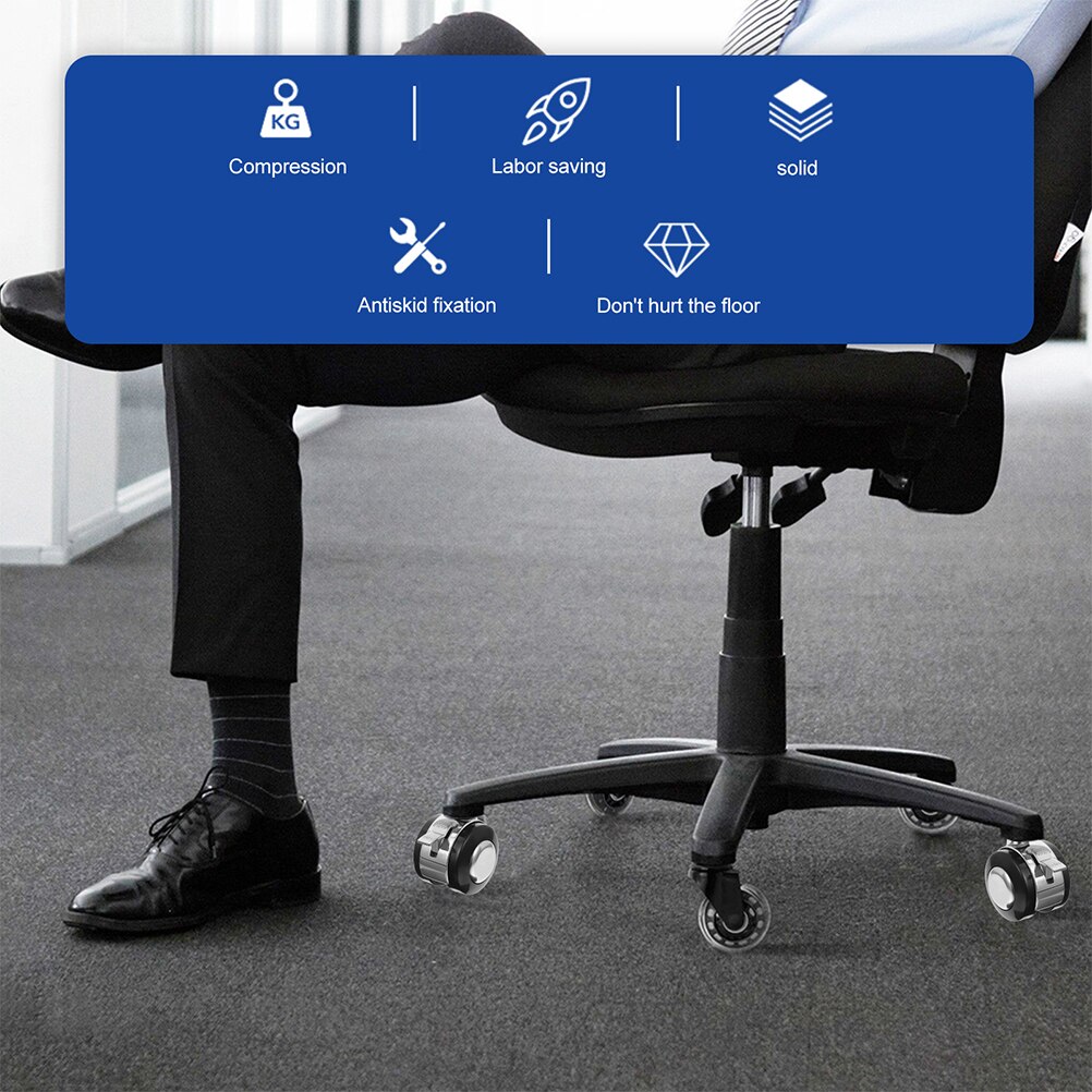 5 pezzi ruote per sedie da ufficio ruote per sedie di ricambio ruote per rotelle omnidirezionali