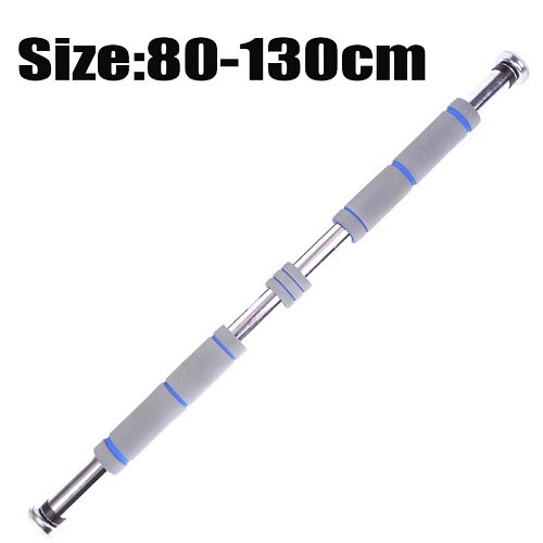 Barra Horizontal para el hogar gimnasio deporte barra Horizontal para puerta pared tire hacia arriba equipo de gimnasio empuñaduras para el hogar equipo de Fitness barra Horizontal: Gris