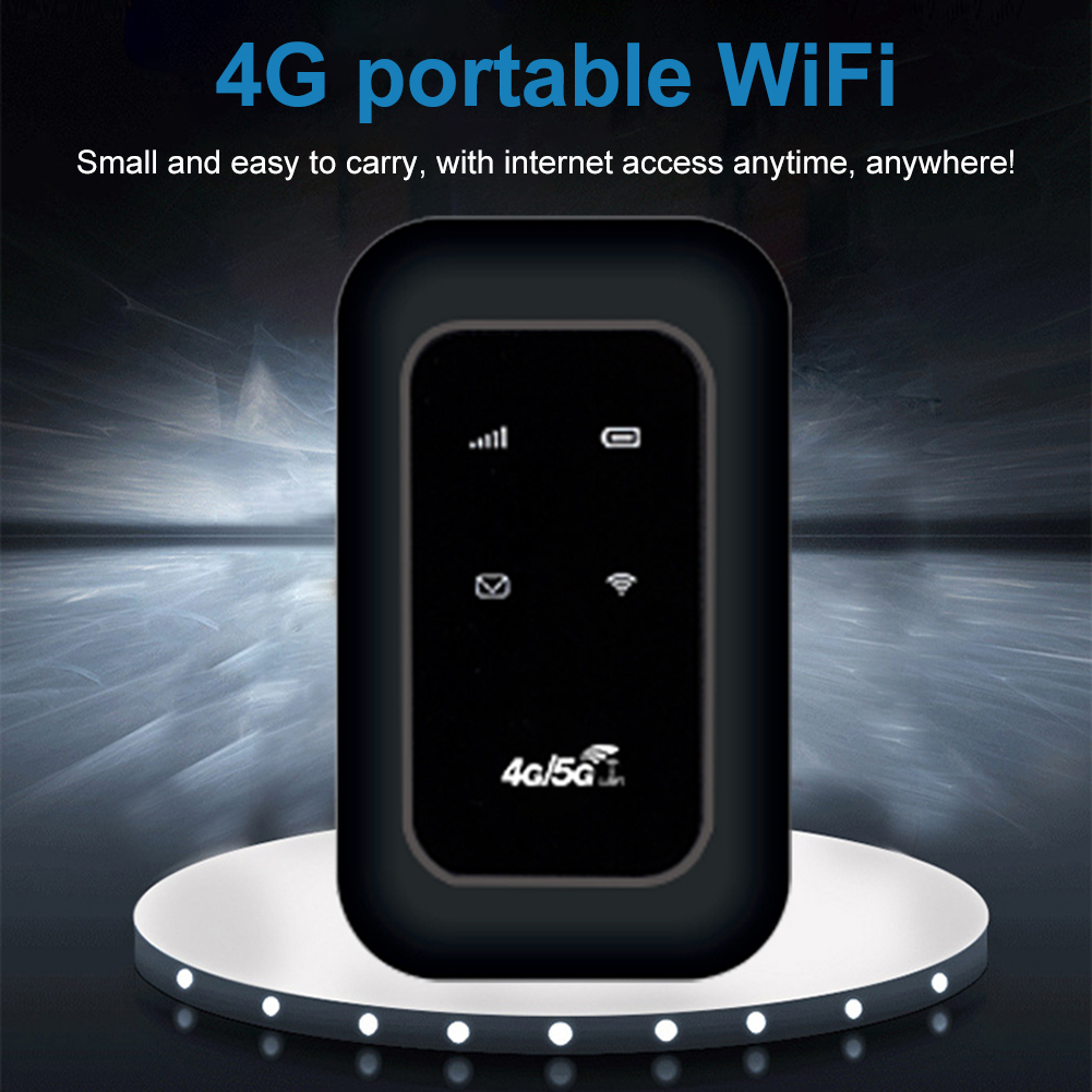 Módem WiFi portátil 4G LTE con ranura para tarjeta SIM, punto de acceso móvil inalámbrico de alta velocidad para RV, viajes, vacaciones, Camping, área remota