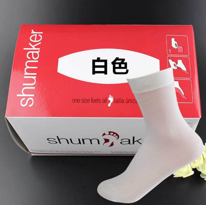 144 stk sokker engangssokker god elasticitet prøv sokker blanke kasser sokker 72 par: Hvide sokker