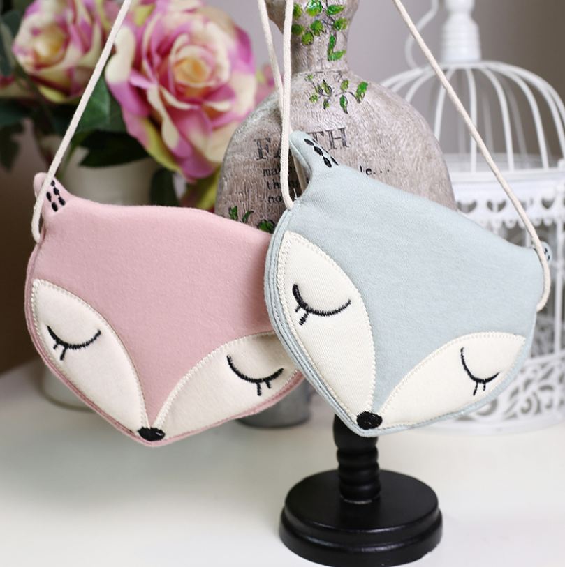 Neue Stil Nette Baby Mädchen Taschen Fuchs Stil Lagerung Tasche Heißer Tasche Münze Geldbörsen