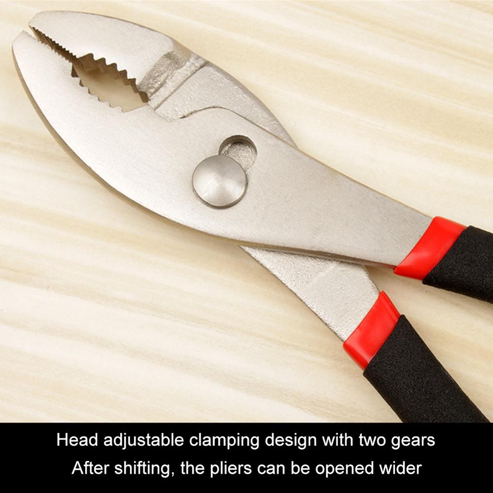 1pcs 6"8"10" Slip Joint Pliers Multifunctional AdjustablePipe Wrench Locking Pliers High-strength steel pliers Hand Tools