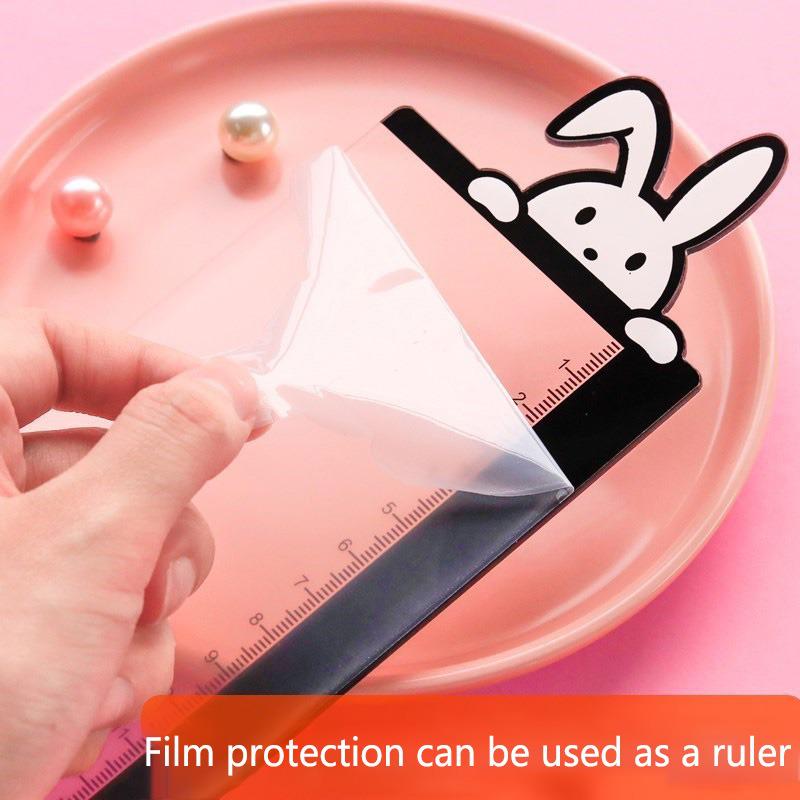 Acrylic Monitor Message Memo Board for Sticky Note Transparent Name Card Phone Holder Desktop Plastic Holder Stationery