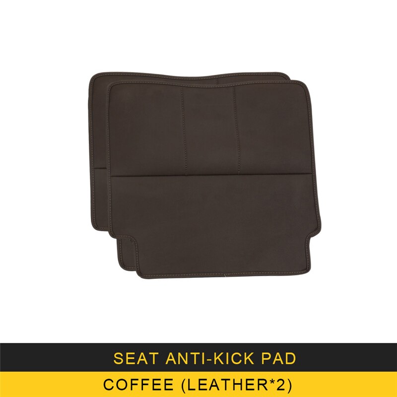 CARMANGO for Lexus ES ES200 ES300 ES260 Car Care Seat Back Protector Cover Leather Anti-kick Mat Pad Cushion: Gold