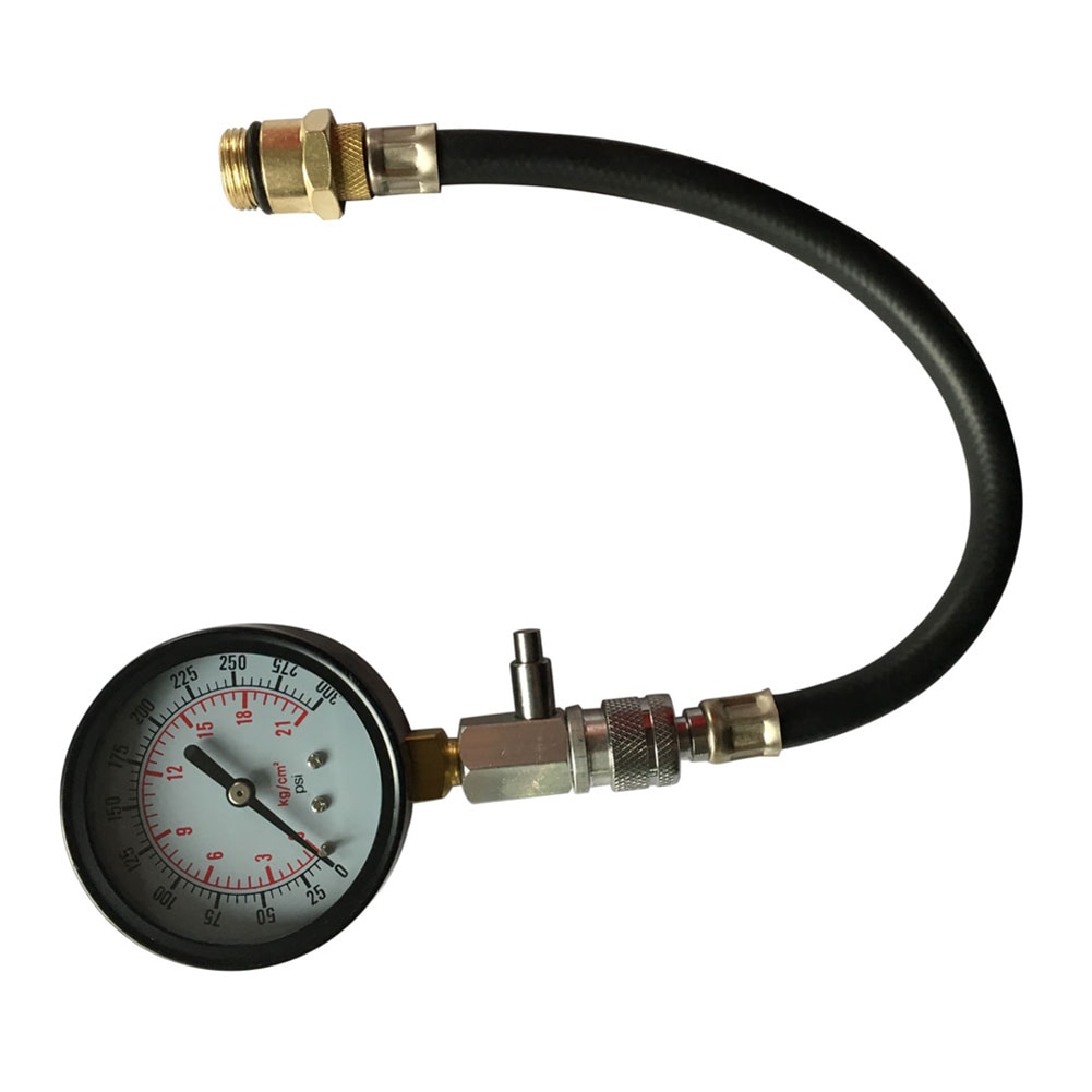 Auto Car Engine Cylinder Compression Tester Gauge Check Test Pressure Gauge Motorcycle Petrol Diagnostic Tool Kit
