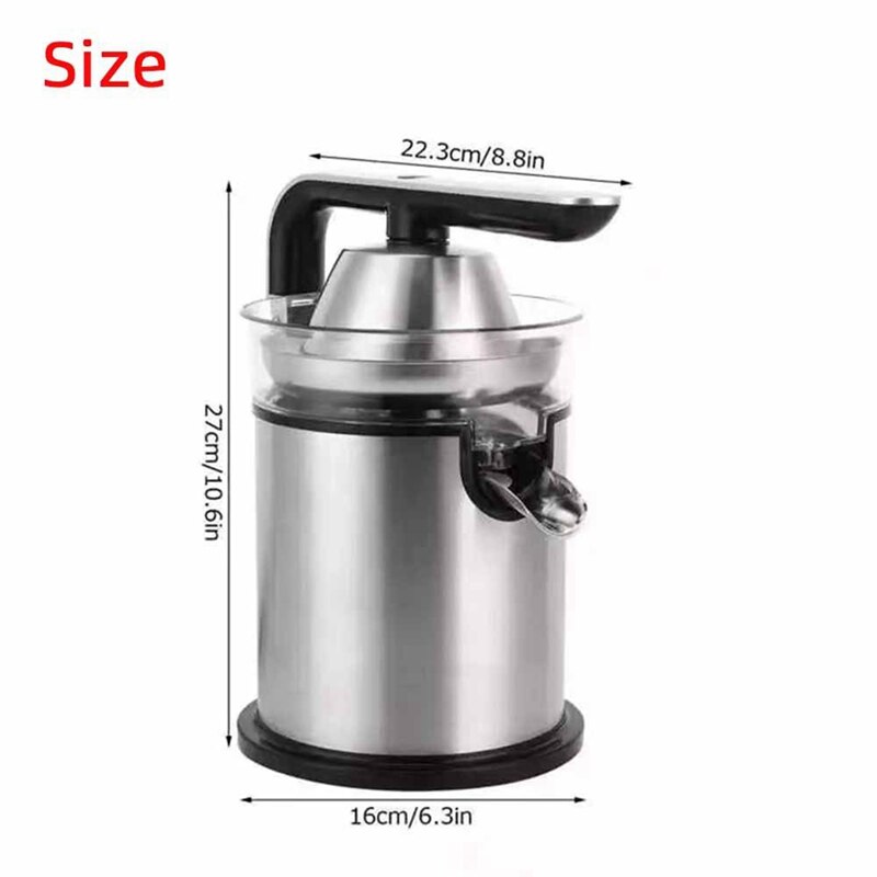 Orange Lemon Electric Juicer Machine Set Juicers Press Stainless Steel Handle Household Low Power EU Plug