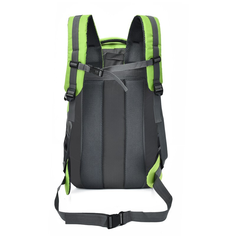Ungdoms sport ryggsekk herre reise ryggsekk nylon vanntett utendørs tur fjellklatring bag student skolesekk svart