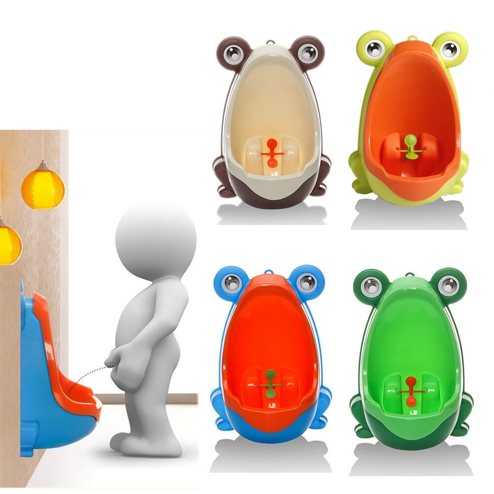 Groda plast baby pojkar barn kissa potta toalett utbildning barn urinal badrum