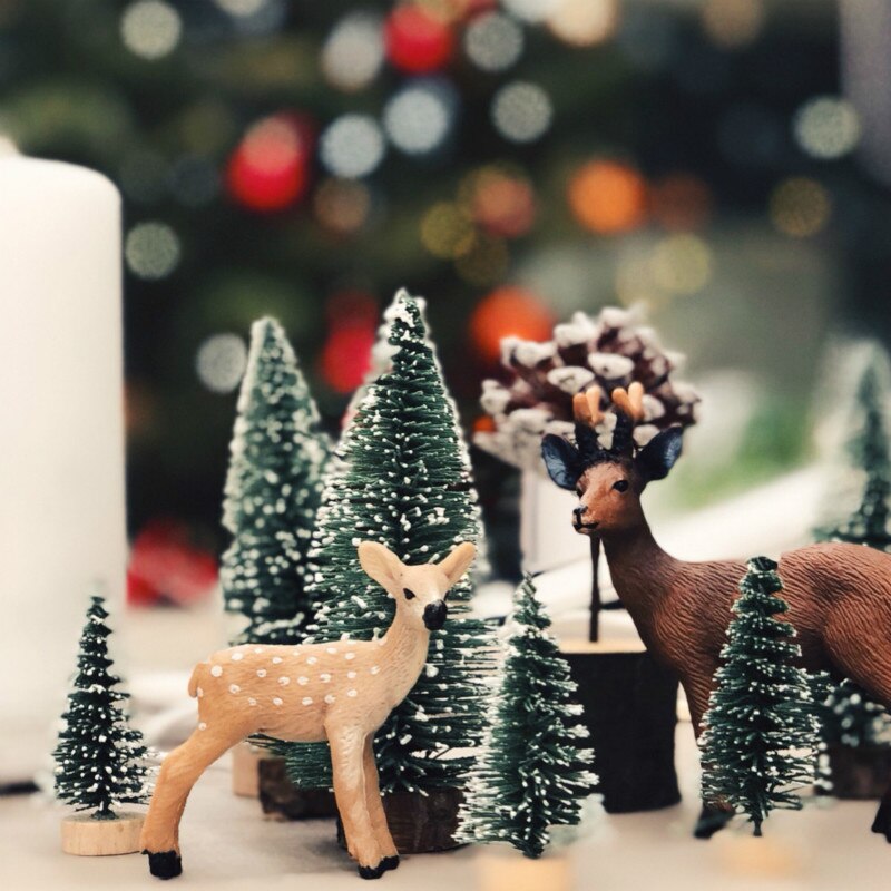 3cm arbre de jardin piquets décoratifs fileurs de vent ornement de jardin Pots de plantes miniatures fée bricolage