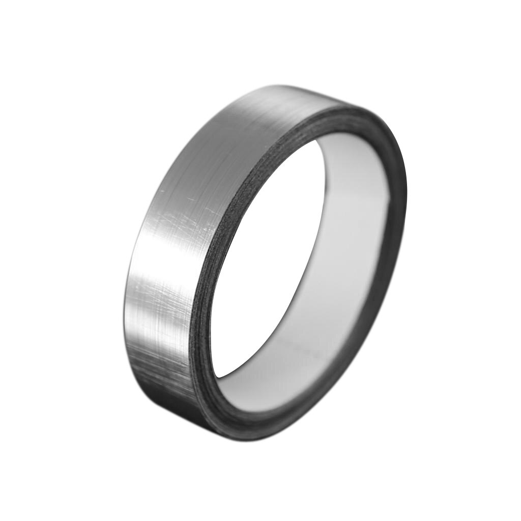 Selvklæbende folie gulv jorden fliser huller linje klistermærke vægoverførings klistermærker: Sølvfolie 5mm x 5