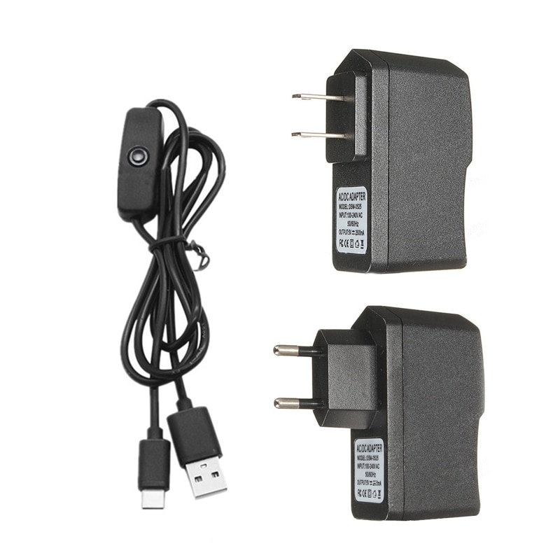 5V 3A 3000mA Voeding Adapter Usb Type-C Lader Kabel Voor Raspberry Pi 4 4B