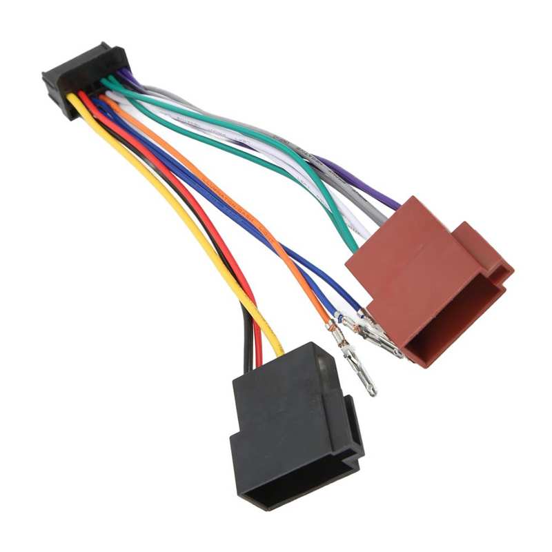 Iso Radio Harness Adapter Radio Kabelboom Adapter Compact Hittebestendige Vervanging Voor Pioneer Oude Audio Voor Reizen