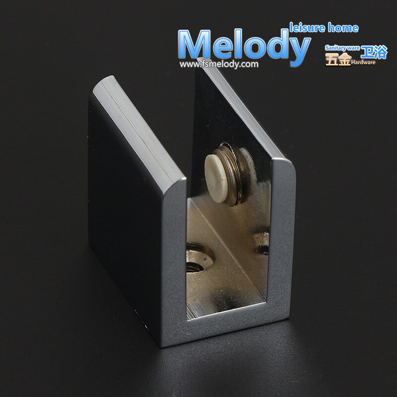 GC03 Shower screen enclosure glass panel Fixed Clamp Brass Chrome