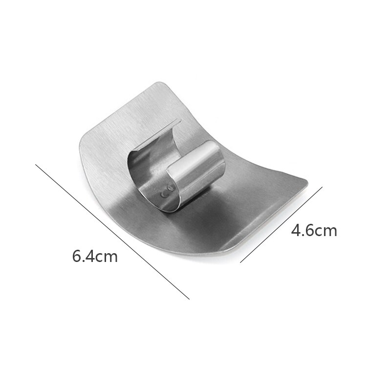 1Pcs Stainless Steel Finger Protector Anti-cut Finger Guard Kitchen Tools Safe Vegetable Cutting Hand Protecter Kitchen Gadgets: B