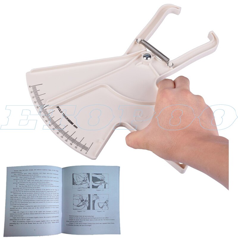 Digital Body Fat Caliper Skin Fold Measurement Fat Thickness Caliper Slim Guide Skinfold Caliper Digital Adipometers