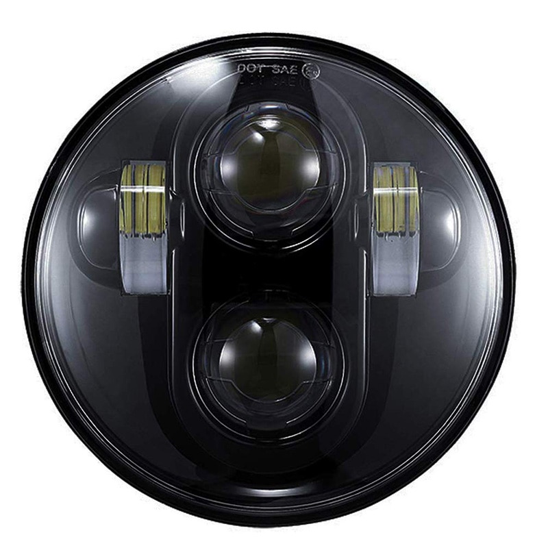 5.75 inch led koplamp Ronde 5 3/4 ''motorcycle projector koplamp H4 Hoge/dimlicht Rijden licht Voor Dyna straat Bob Super 883