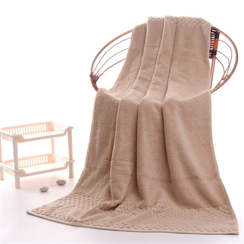 Zhuo  mo 90*180cm 900g luksuriøse egyptiske bomuldshåndklæder til voksne, ekstra store sauna terry badehåndklæder, store badehåndklæder: Brun