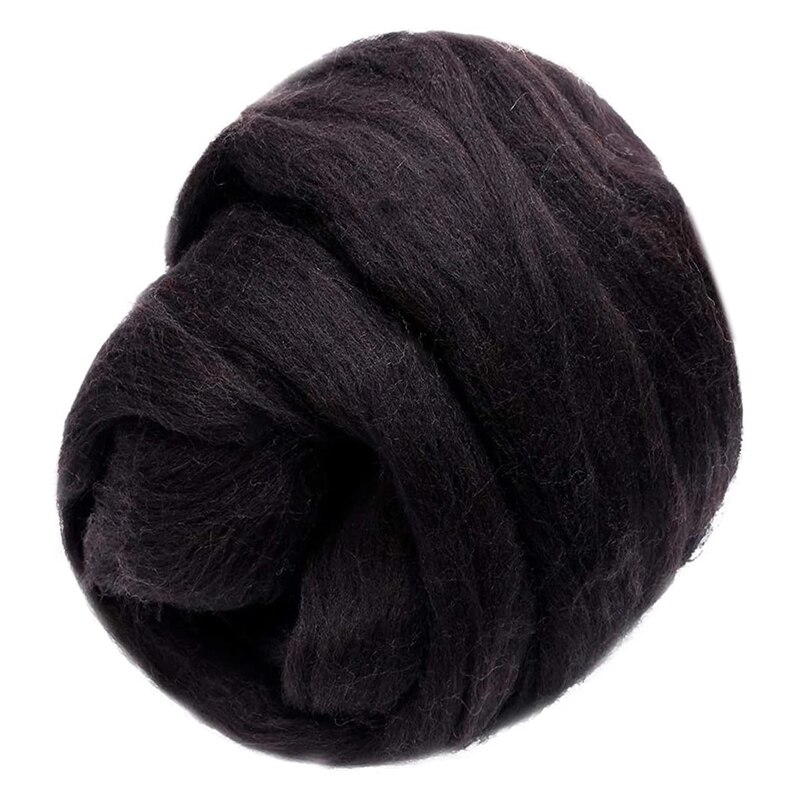 LMDZ Wool Felting Supplies, Wool, Chunky Yarn, Spinning Wool Roving for Needle Felting Wet Felting DIY Hand Spinning