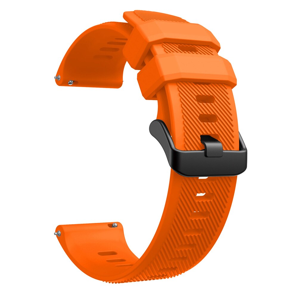 Voor Huami Amazfit GTR2 2e Gtr 47Mm Strap / Amazfit Stratos 2 3 Quick Release Siliconen Band Armband Horlogebanden polsband Correa: Orange