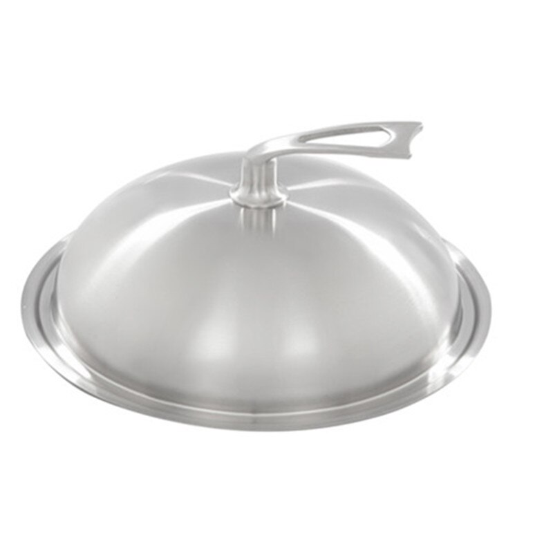 Tainless staal verticale pot cover high arch dikte rechtop deksel pan thuis koken top grote cover keuken wok stoomboot kookgerei