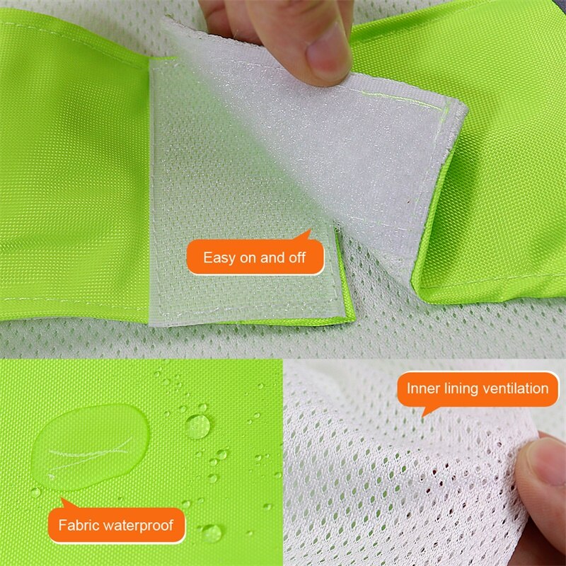 Dog Vest Reflective Clothes Night High Visibility Dog Safety Vests Lightweight Breathable Pet Outdoor Hiking Walking Jacket Coat