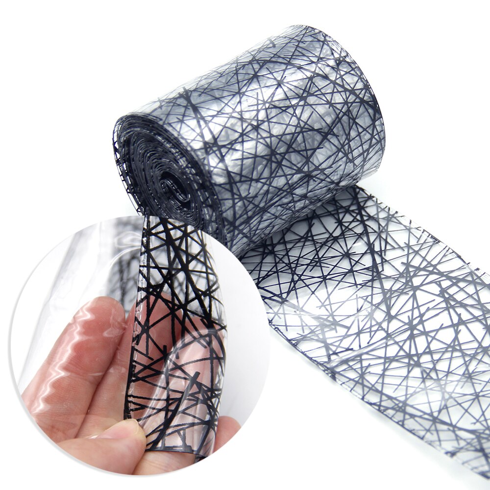 3" 75mm Fill in Transparent Geometric Patterns PVC Leather Ribbon 5 yards(without sequins),DIY Handmade Materials,5Yc7251: 1089938001