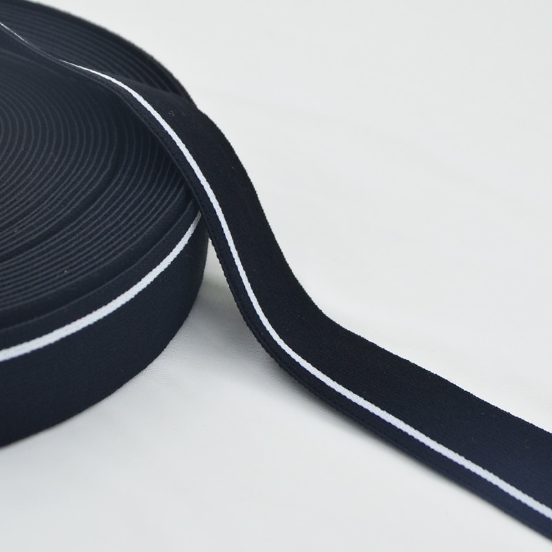 10 Mtrs 2.5 cm Breedte Grijs/Wit/Zwart Zachte Comfortabele Elastische Band Voor Ondergoed huidvriendelijke Elastische tape Voor Slipje Meubi
