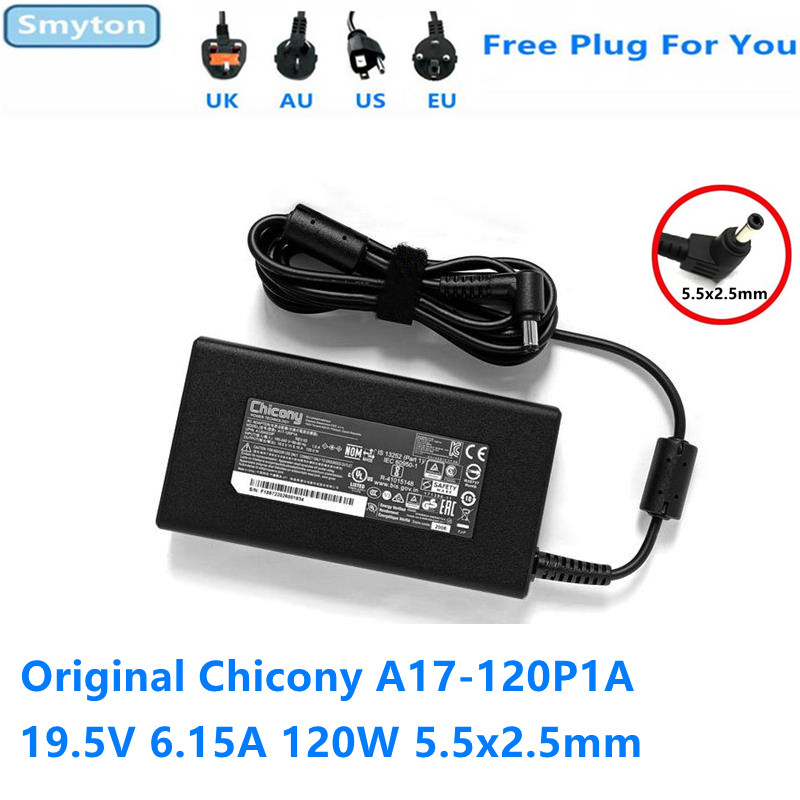 Chargeur 120W 19.5V 6.15A Pour ASUS ROG Et Autres - Compatible Modèles GL502VT, F554LA, Etc.