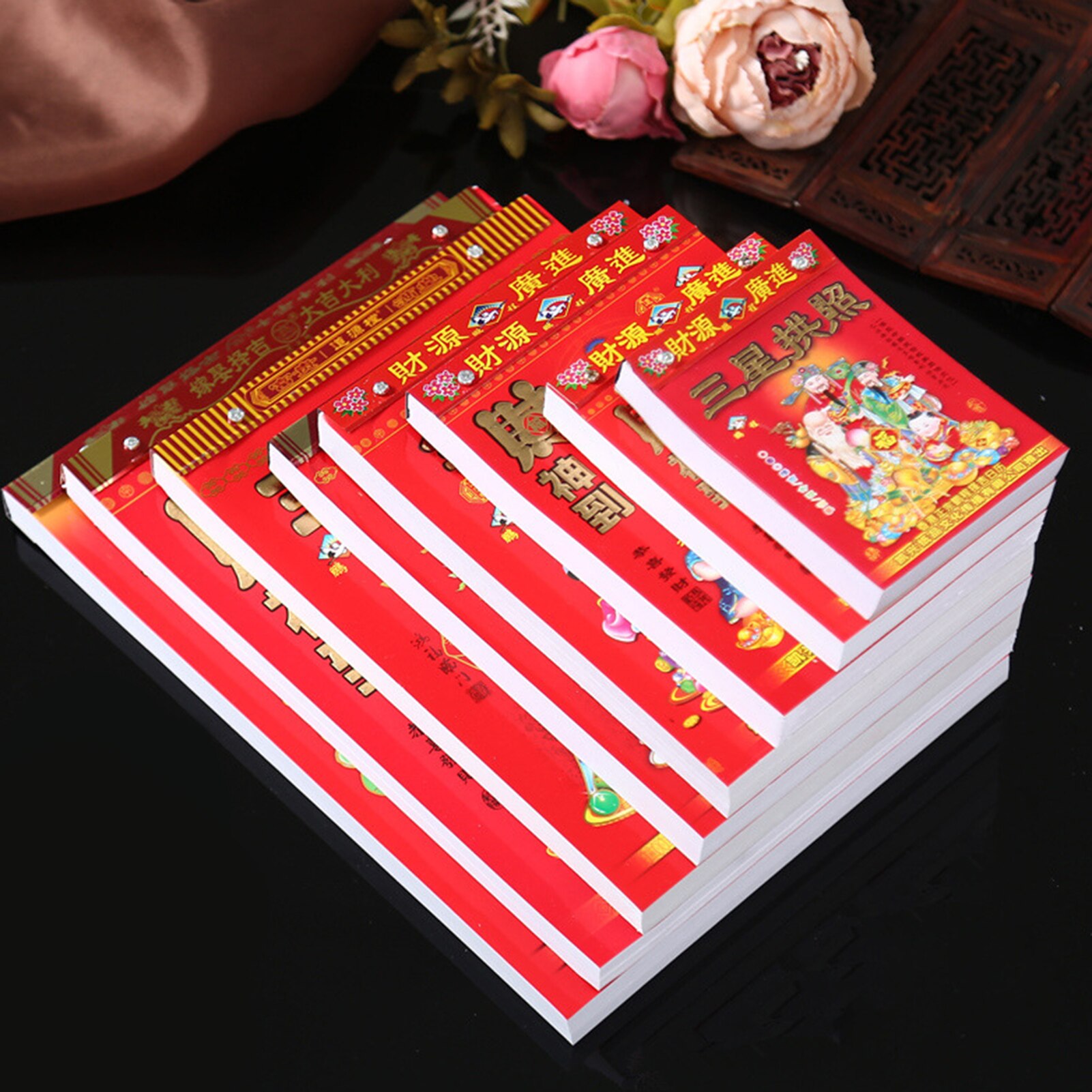 Chinese Calendar Annual Agenda Daily Scheduler Home Office Hanging Decor