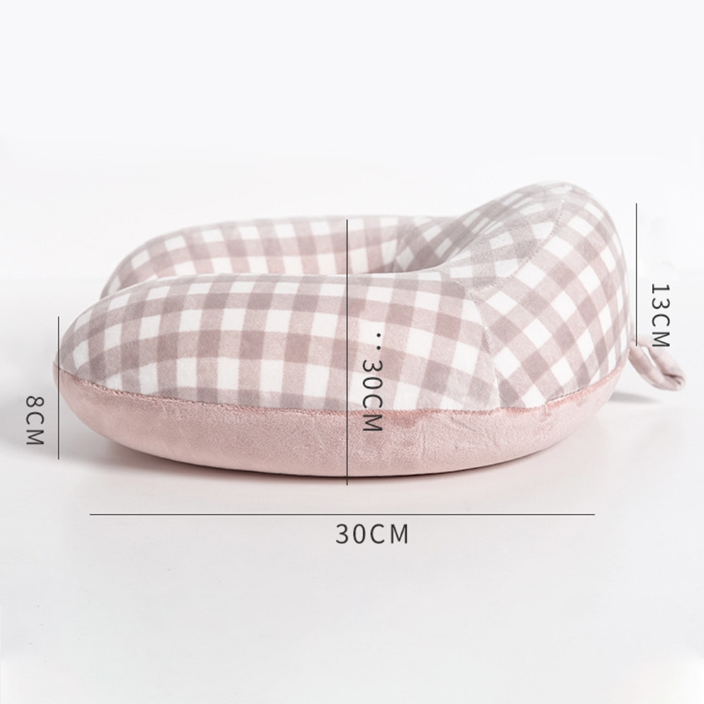 Memory foam nacke & halskudde resekudde för flygplan bil u-form flyghuvud hakstödskudde kontor tupplur kuddar