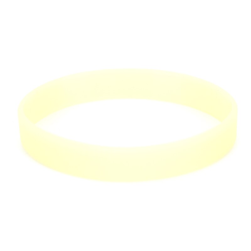 Silicone Luminous Rubber Sweat Band Men Women Bangles Basketball Sports Wristbands Silicone Bracelets 8 Colors: YL