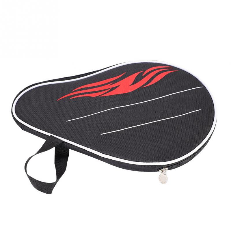 AIYIRUISI Waterproof Table Tennis Racket Bag – Ping Pong Paddle Pouch With Ball Case, Black & Pink