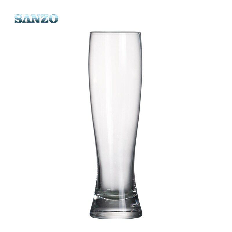 2- pack transparent glas hantverk vete öl kopp midja juice juice öl kopp restaurang vatten bar hercules kopp 600009