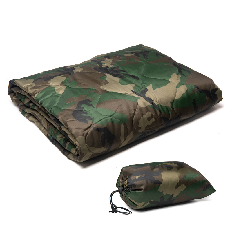 Loogu Winter Outdoor Katoenen Dekbed Ultralight Reizen Jungle Keep Warm Camping Sjaal Comfortabel Slapen Tent Deken: Camouflage