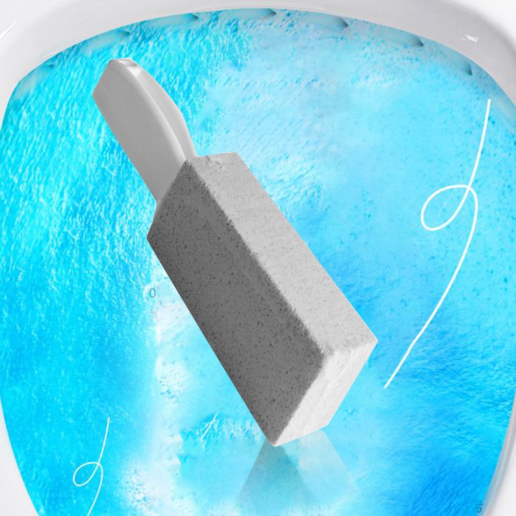 1Pc naturalny pumeks kamień toalety szczotka kamień robić szybkiego czyszczenia z długim uchwytem robić toalet umywalki wanny