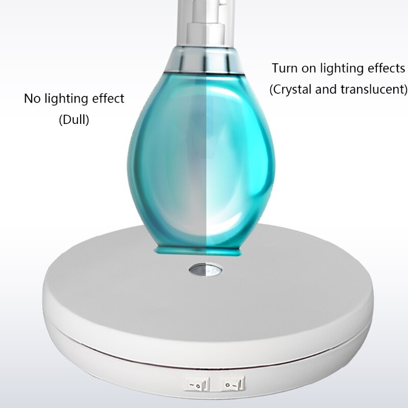 1Set Motorized Turntable Display 360 Degree Electric Rotating Display Turntable for Display Jewelry Watch Digital Product