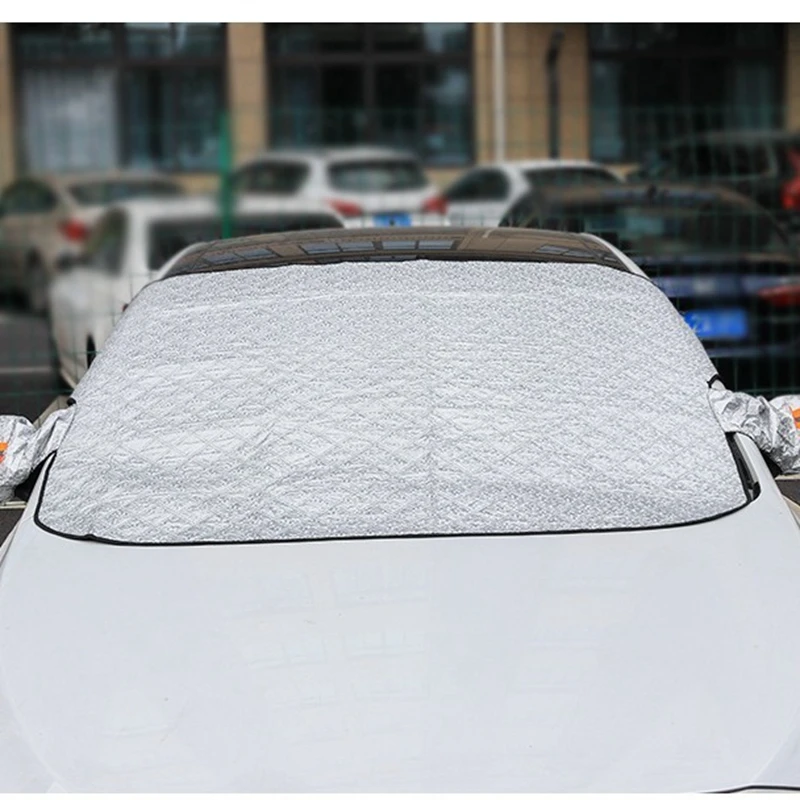 LEIBOO Magnetische Auto Sneeuw Schild Vorst Preventie Vorst Auto Cover Auto Voorruit Zonnescherm Verdikte Sneeuw Schild Auto Jas